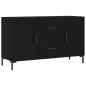 vidaXL Aparador de madera de ingeniería negro 100x36x60 cm vidaXL Aparador de madera de ingeniería negro 100x36x60 cm