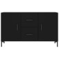 vidaXL Aparador de madera de ingeniería negro 100x36x60 cm vidaXL Aparador de madera de ingeniería negro 100x36x60 cm