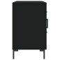 vidaXL Aparador de madera de ingeniería negro 100x36x60 cm vidaXL Aparador de madera de ingeniería negro 100x36x60 cm