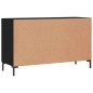 vidaXL Aparador de madera de ingeniería negro 100x36x60 cm vidaXL Aparador de madera de ingeniería negro 100x36x60 cm