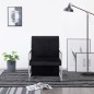 vidaXL Sillón con patas cromadas de terciopelo negro vidaXL Sillón con patas cromadas de terciopelo negro