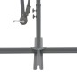vidaXL Sombrilla voladiza con poste de aluminio azul 300 cm vidaXL Sombrilla voladiza con poste de aluminio azul 300 cm