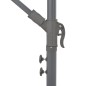 vidaXL Sombrilla voladiza con poste de aluminio azul 300 cm vidaXL Sombrilla voladiza con poste de aluminio azul 300 cm