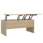 vidaXL Mesa de centro madera contrachapada Sonoma 102x50,5x46,5 cm vidaXL Mesa de centro madera contrachapada Sonoma 102x50,5x46,5 cm
