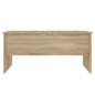 vidaXL Mesa de centro madera contrachapada Sonoma 102x50,5x46,5 cm vidaXL Mesa de centro madera contrachapada Sonoma 102x50,5x46,5 cm