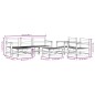 vidaXL Juego de muebles de jardín 7 piezas madera maciza de pino gris vidaXL Juego de muebles de jardín 7 piezas madera maciza de pino gris