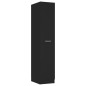 vidaXL Armario de boticario madera contrachapada negro 30x42,5x150 cm vidaXL Armario de boticario madera contrachapada negro 30x42,5x150 cm
