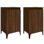 vidaXL Mesitas de noche 2 uds madera color roble marrón 40x35x70 cm vidaXL Mesitas de noche 2 uds madera color roble marrón 40x35x70 cm
