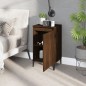 vidaXL Mesitas de noche 2 uds madera color roble marrón 40x35x70 cm vidaXL Mesitas de noche 2 uds madera color roble marrón 40x35x70 cm