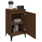 vidaXL Mesitas de noche 2 uds madera color roble marrón 40x35x70 cm vidaXL Mesitas de noche 2 uds madera color roble marrón 40x35x70 cm