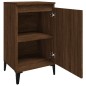 vidaXL Mesitas de noche 2 uds madera color roble marrón 40x35x70 cm vidaXL Mesitas de noche 2 uds madera color roble marrón 40x35x70 cm