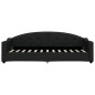 vidaXL Sofá cama con colchón tela negro 80x200 cm vidaXL Sofá cama con colchón tela negro 80x200 cm