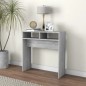 vidaXL Mesa consola madera contrachapada gris Sonoma 78x30x80 cm