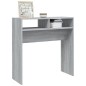 vidaXL Mesa consola madera contrachapada gris Sonoma 78x30x80 cm