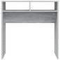 vidaXL Mesa consola madera contrachapada gris Sonoma 78x30x80 cm