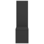 vidaXL Estantes de pared 2 uds madera contrachapada gris 50x15x50 cm vidaXL Estantes de pared 2 uds madera contrachapada gris 50x15x50 cm