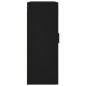 vidaXL Armario de pared negro 69,5x34x90 cm