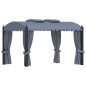 vidaXL Cenador con cortinas acero gris antracita 3x4 m vidaXL Cenador con cortinas acero gris antracita 3x4 m