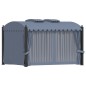 vidaXL Cenador con cortinas acero gris antracita 3x4 m vidaXL Cenador con cortinas acero gris antracita 3x4 m