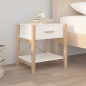 vidaXL Mesitas de noche 2 uds madera contrachapada blanco 42x38x45 cm vidaXL Mesitas de noche 2 uds madera contrachapada blanco 42x38x45 cm
