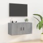 vidaXL Mueble para TV de pared gris Sonoma 80x34,5x40 cm vidaXL Mueble para TV de pared gris Sonoma 80x34,5x40 cm