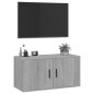 vidaXL Mueble para TV de pared gris Sonoma 80x34,5x40 cm vidaXL Mueble para TV de pared gris Sonoma 80x34,5x40 cm
