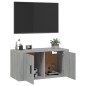 vidaXL Mueble para TV de pared gris Sonoma 80x34,5x40 cm vidaXL Mueble para TV de pared gris Sonoma 80x34,5x40 cm