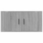 vidaXL Mueble para TV de pared gris Sonoma 80x34,5x40 cm vidaXL Mueble para TV de pared gris Sonoma 80x34,5x40 cm