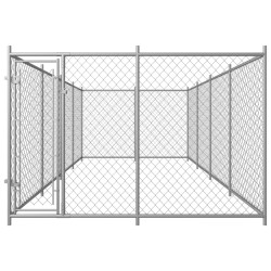 vidaXL Perrera de exterior 8x4x2 m