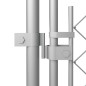vidaXL Perrera de exterior 8x4x2 m