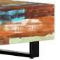 vidaXL Mesa de centro madera maciza reciclada y acero 120x50x30 cm vidaXL Mesa de centro madera maciza reciclada y acero 120x50x30 cm