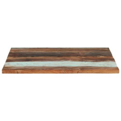 vidaXL Tablero mesa cuadrada madera reciclada maciza 80x80 cm 25-27 mm