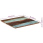 vidaXL Tablero mesa cuadrada madera reciclada maciza 80x80 cm 25-27 mm vidaXL Tablero mesa cuadrada madera reciclada maciza 80x80 cm 25-27 mm