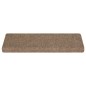 vidaXL Alfombrilla de escalera 15 uds tela punzonada crema 65x21x4 cm vidaXL Alfombrilla de escalera 15 uds tela punzonada crema 65x21x4 cm
