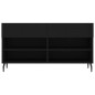 vidaXL Banco zapatero madera de ingeniería negro 102x35x55 cm vidaXL Banco zapatero madera de ingeniería negro 102x35x55 cm