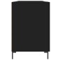vidaXL Escritorio madera de ingeniería negro 140x50x75 cm