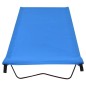 vidaXL Camas de camping 2 uds tela Oxford y acero azul 180x60x19 cm vidaXL Camas de camping 2 uds tela Oxford y acero azul 180x60x19 cm