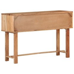 vidaXL Aparador de madera maciza de acacia 115x35x75 cm