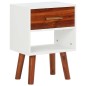 vidaXL Mesitas de noche 2 uds de madera maciza acacia 40x30x57 cm vidaXL Mesitas de noche 2 uds de madera maciza acacia 40x30x57 cm