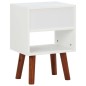 vidaXL Mesitas de noche 2 uds de madera maciza acacia 40x30x57 cm vidaXL Mesitas de noche 2 uds de madera maciza acacia 40x30x57 cm