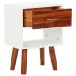 vidaXL Mesitas de noche 2 uds de madera maciza acacia 40x30x57 cm vidaXL Mesitas de noche 2 uds de madera maciza acacia 40x30x57 cm