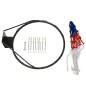 vidaXL Tablero de baloncesto polietileno blanco 109x71x3 cm vidaXL Tablero de baloncesto polietileno blanco 109x71x3 cm