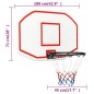 vidaXL Tablero de baloncesto polietileno blanco 109x71x3 cm vidaXL Tablero de baloncesto polietileno blanco 109x71x3 cm