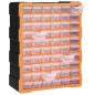 vidaXL Organizador multicajones con 60 cajones 38x16x47,5 cm vidaXL Organizador multicajones con 60 cajones 38x16x47,5 cm