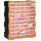 vidaXL Organizador multicajones con 60 cajones 38x16x47,5 cm vidaXL Organizador multicajones con 60 cajones 38x16x47,5 cm