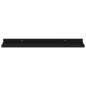 vidaXL Estantes de pared 4 unidades negro 60x9x3 cm vidaXL Estantes de pared 4 unidades negro 60x9x3 cm