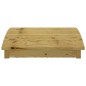vidaXL Puente de jardín madera maciza pino impregnada 110x74 cm vidaXL Puente de jardín madera maciza pino impregnada 110x74 cm