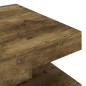 vidaXL Mesa de centro de MDF marrón oscuro 60x60x35 cm vidaXL Mesa de centro de MDF marrón oscuro 60x60x35 cm