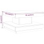 vidaXL Mesa de centro de MDF marrón oscuro 60x60x35 cm vidaXL Mesa de centro de MDF marrón oscuro 60x60x35 cm