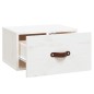 vidaXL Mesita de noche de pared blanco 40x29,5x22 cm vidaXL Mesita de noche de pared blanco 40x29,5x22 cm